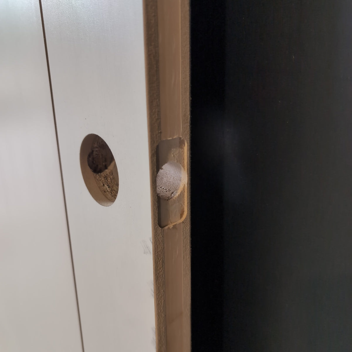 Internal Timber Door - 2040h x 1200w Semi-Solid Core (DECO 10S) *Factory 2nd* 30764