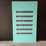 External Timber Door - 2040h x 1200w Solid Core w/ 6 X Obscure Glass (PMAD106) *Factory 2nd* 30769