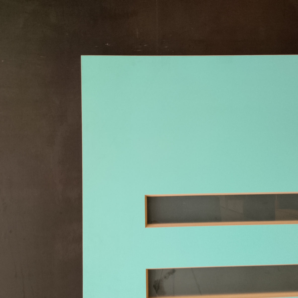 External Timber Door - 2040h x 1200w Solid Core w/ 6 X Obscure Glass (PMAD106) *Factory 2nd* 30769