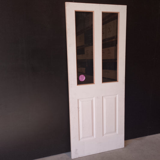 Internal Timber Door - 2016h x 812w Hollow Core w/ 2 X Clear Glass (STAG) *Factory 2nd* 30771