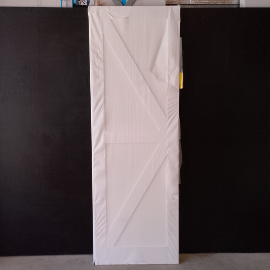 Internal Barn Door - 2450h x 820w Semi-solid Core w/ MDF Infill (PBD2) *Factory 2nd* 30776