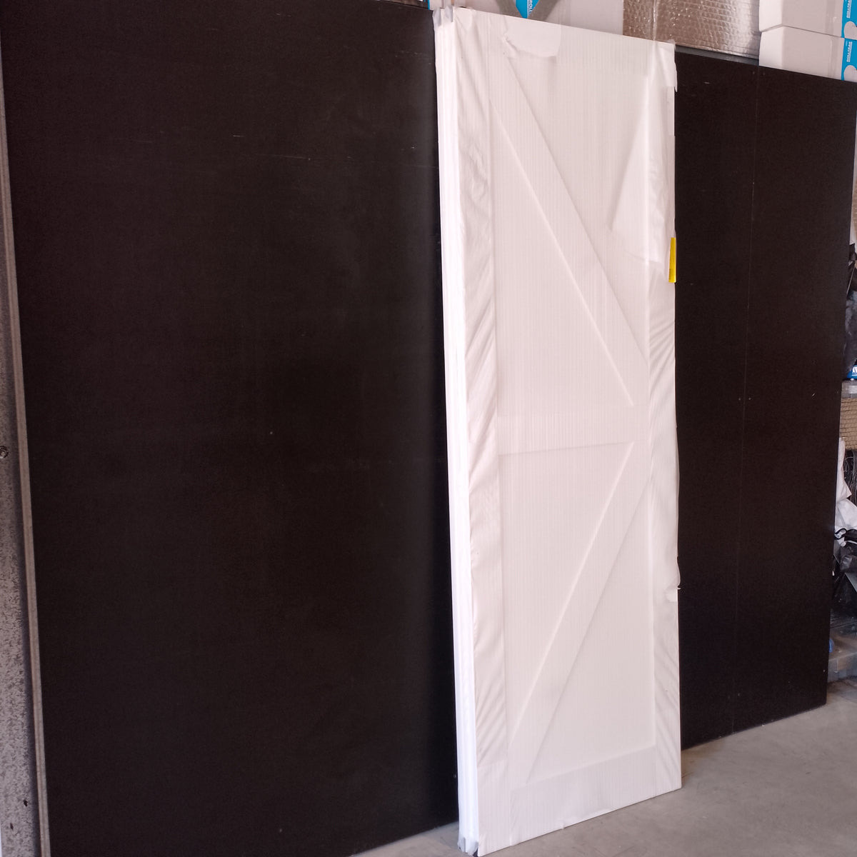 Internal Barn Door - 2450h x 820w Semi-solid Core w/ MDF Infill (PBD2) *Factory 2nd* 30776