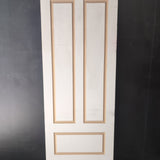 Internal Timber Door - 2340h x 920w Semi-solid Core w/ Routered Pattern PBAL6 *Factory 2nd* 30778