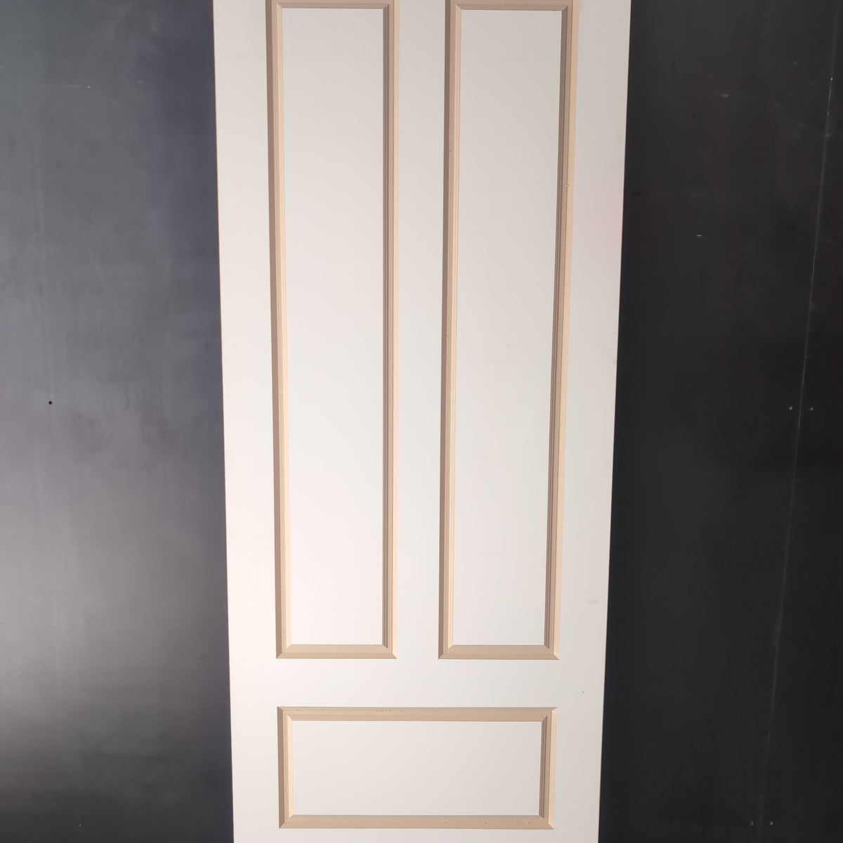 Internal Timber Door - 2340h x 920w Semi-solid Core w/ Routered Pattern PBAL6 *Factory 2nd* 30778