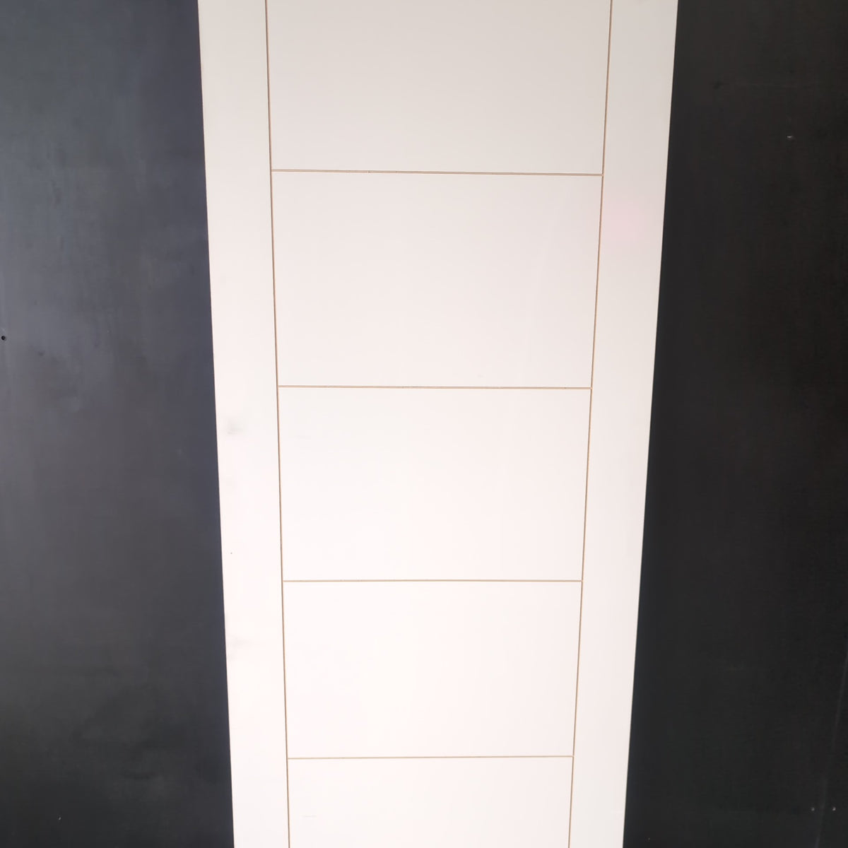 Internal Timber Door - 2040h x 870w Hollow Core w/ Pattern (DECO 13S) *Factory 2nd* 30780