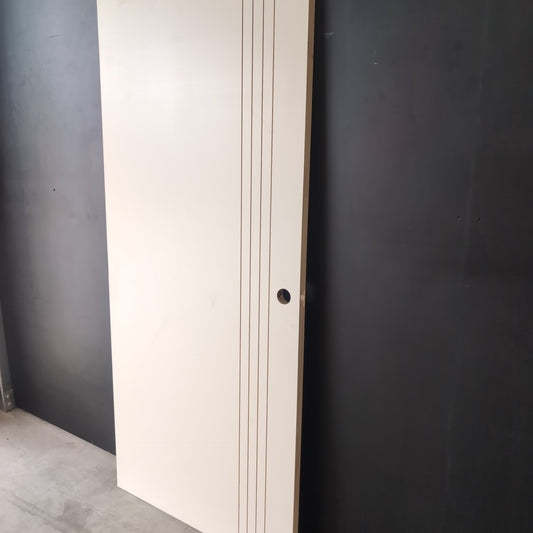 Internal Timber Door - 2040h x 920w Hollow Core w/ Pattern (DECO 3S) *Factory 2nd* 30781