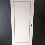 Internal Timber Door - 2040h x 870w Semi-solid Core w/ Routered Pattern (PBAL1) *Factory 2nd* 30782