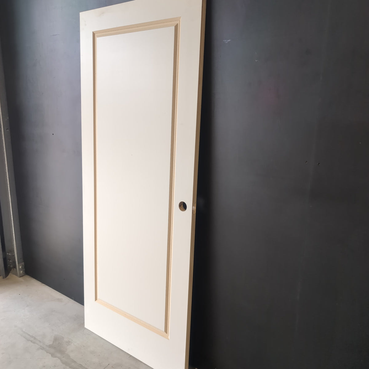 Internal Timber Door - 2040h x 870w Semi-solid Core w/ Routered Pattern (PBAL1) *Factory 2nd* 30782