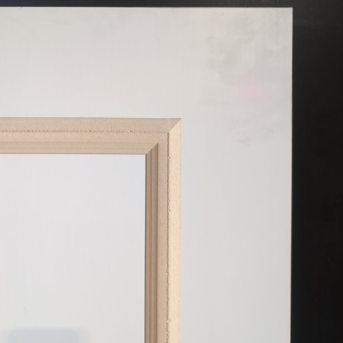 Internal Timber Door - 2040h x 870w Semi-solid Core w/ Routered Pattern (PBAL1) *Factory 2nd* 30782
