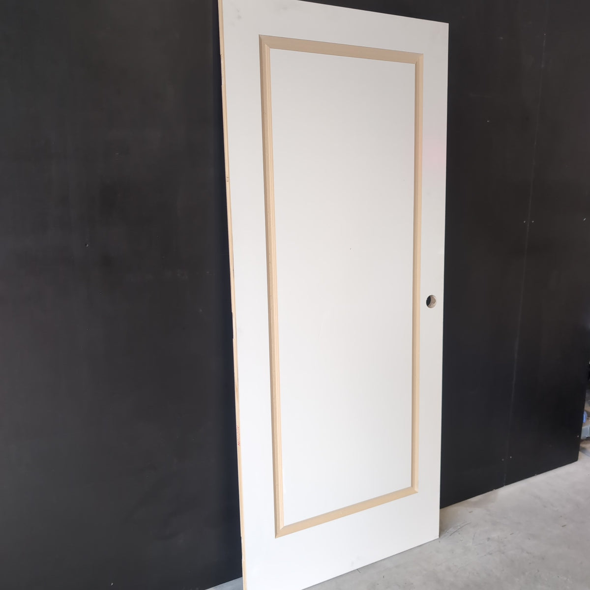 Internal Timber Door - 2040h x 870w Semi-solid Core w/ Routered Pattern (PBAL1) *Factory 2nd* 30782