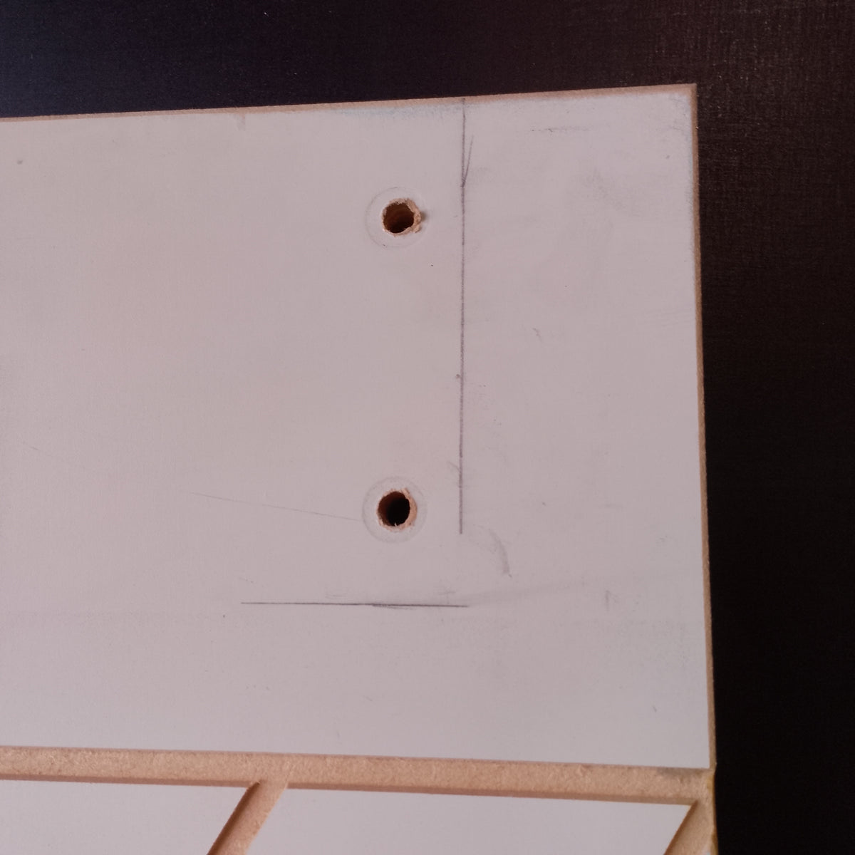 Internal Barn Door - 2150h x 1200w Semi-solid Core w/ Pattern (FBDS2) *Factory 2nd* 30789