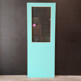 External Timber Door - 2340h x 870w Solid Core w/ 1 X Clear Glass (NO.7) *Factory 2nd* 30790