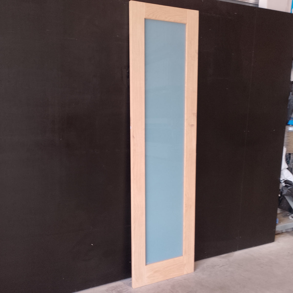 Internal Timber Door - 2340h x 620w Semi-solid Core w/ Obscure Glass (AMOD1GT) *Factory 2nd* 30791