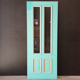 External Timber Door - 2340h x 920w Solid Core w/ 2 X Clear Glass (PCL4G) *Factory 2nd* 30793
