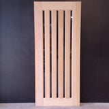 External Timber Door - 2340h x 1020w Solid Core w/ 5 X Clear Glass (AWOWS 5VG) *Factory 2nd* 30794