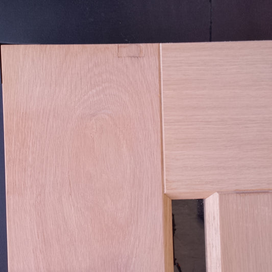 External Timber Door - 2340h x 1020w Solid Core w/ 5 X Clear Glass (AWOWS 5VG) *Factory 2nd* 30794