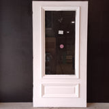 External Timber Door - 2340h x 1200w Solid Core w/ 1 X Clear Glass (PPEN 2G) *Factory 2nd* 30795