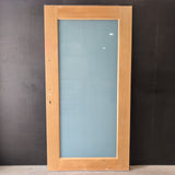 External Timber Door - 2340h x 1200w Solid Core w/ 1 X Obscure Glass (AWO21GT) *Factory 2nd* 30796