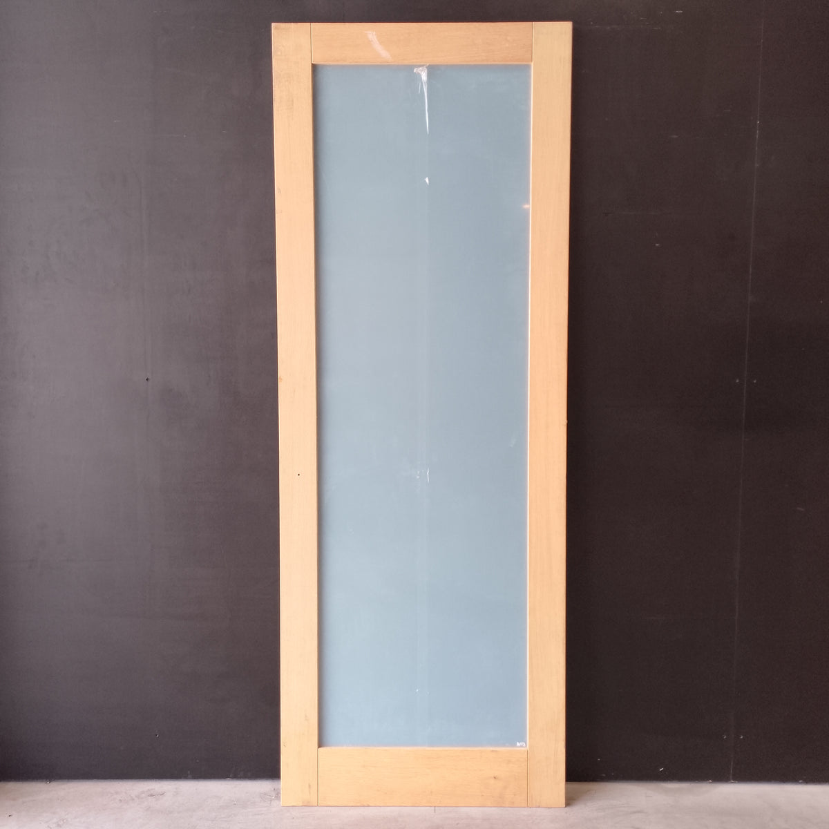 Internal Timber Door - 2340h x 870w Semi-solid Core w/ Obscure Glass (AMOD1GT) *Factory 2nd* 30798