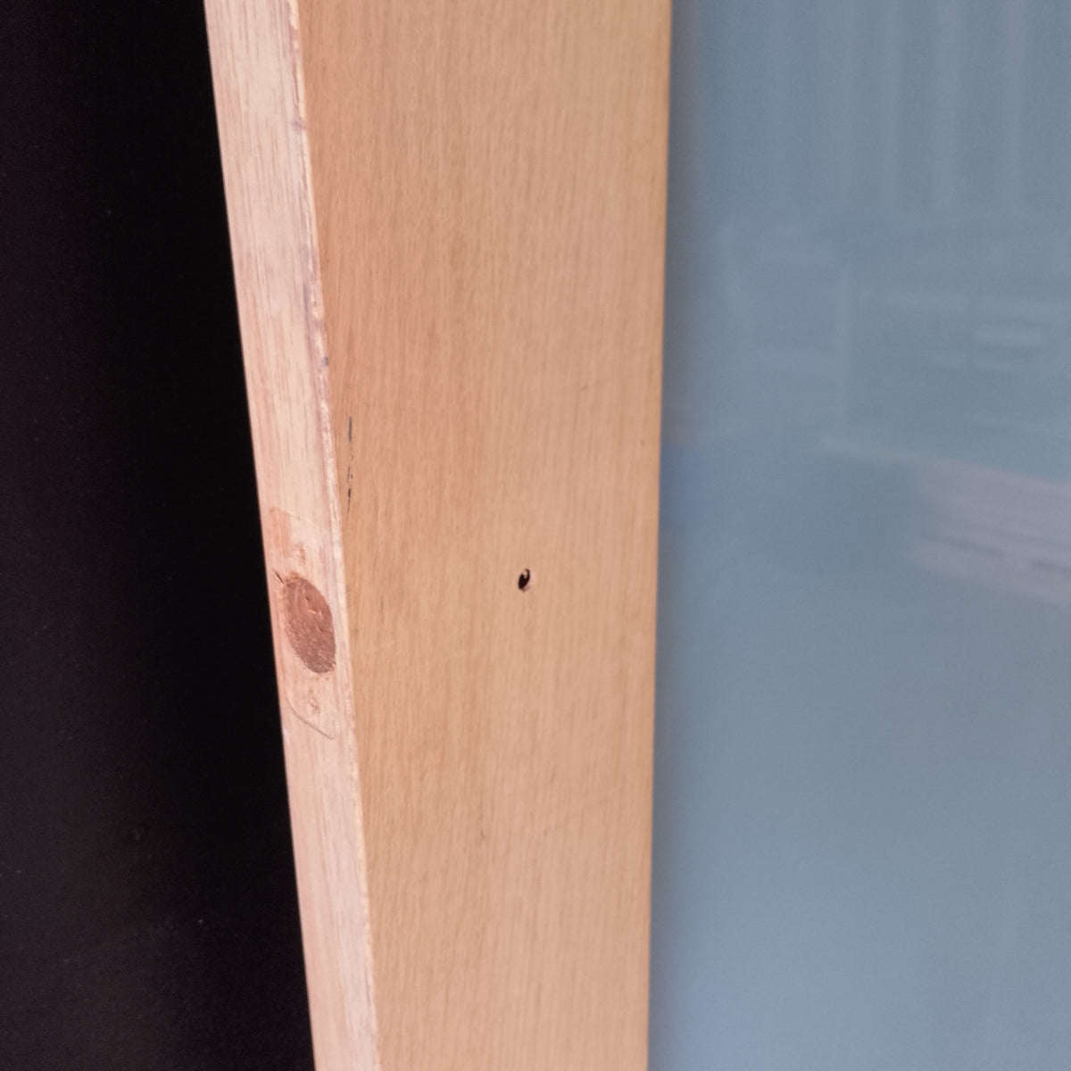 Internal Timber Door - 2340h x 870w Semi-solid Core w/ Obscure Glass (AMOD1GT) *Factory 2nd* 30798