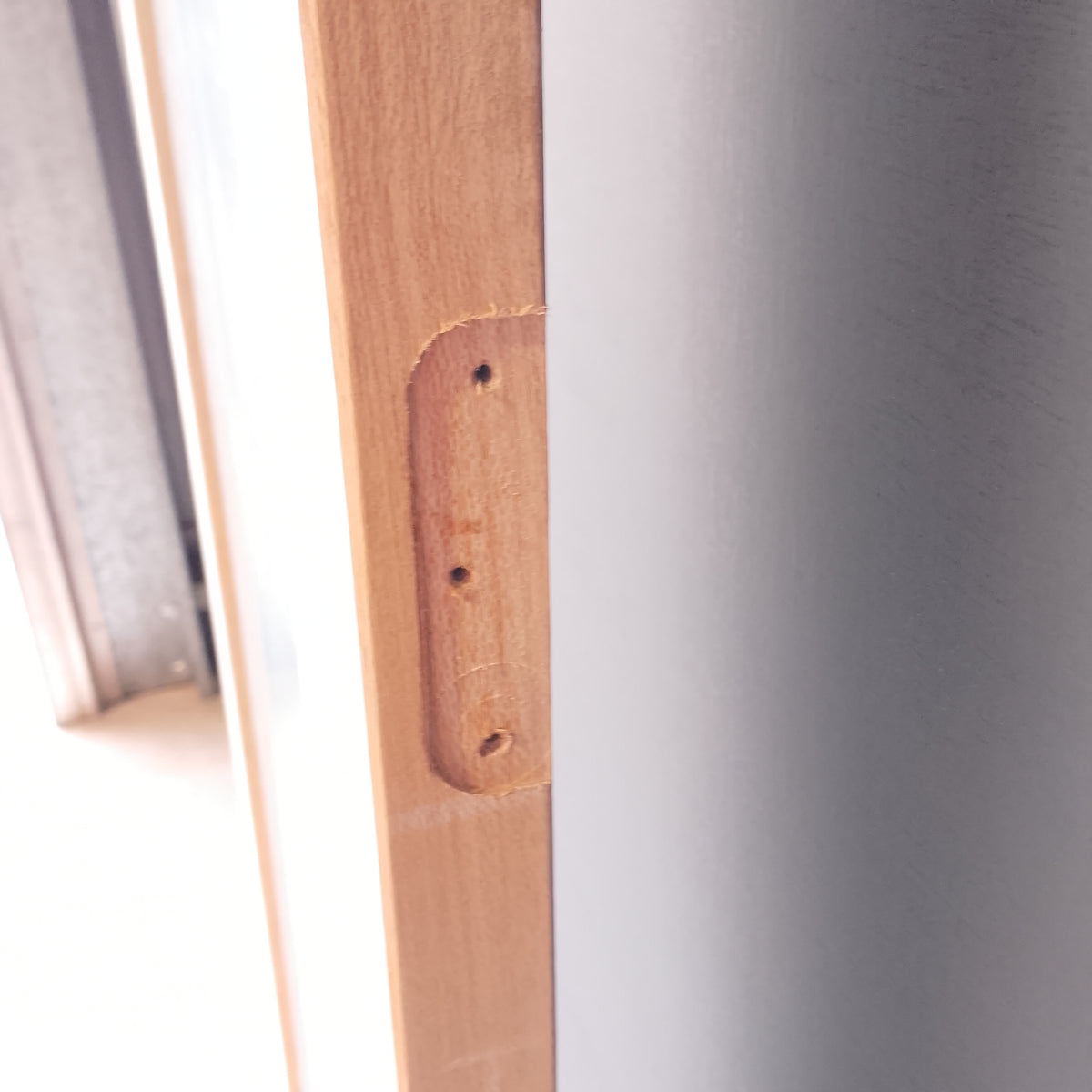 Internal Timber Door - 2340h x 870w Semi-solid Core w/ Obscure Glass (AMOD1GT) *Factory 2nd* 30798