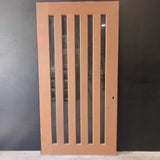 External Timber Door - 2340h x 1200w Solid Core w/ 5 X Clear Glass (INFWS 5VG) *Factory 2nd* 30800