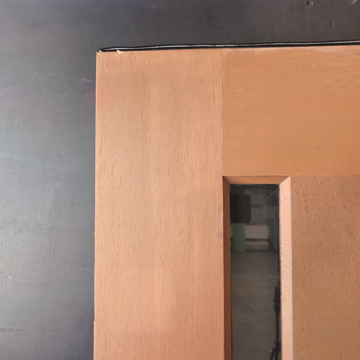 External Timber Door - 2340h x 1200w Solid Core w/ 5 X Clear Glass (INFWS 5VG) *Factory 2nd* 30800