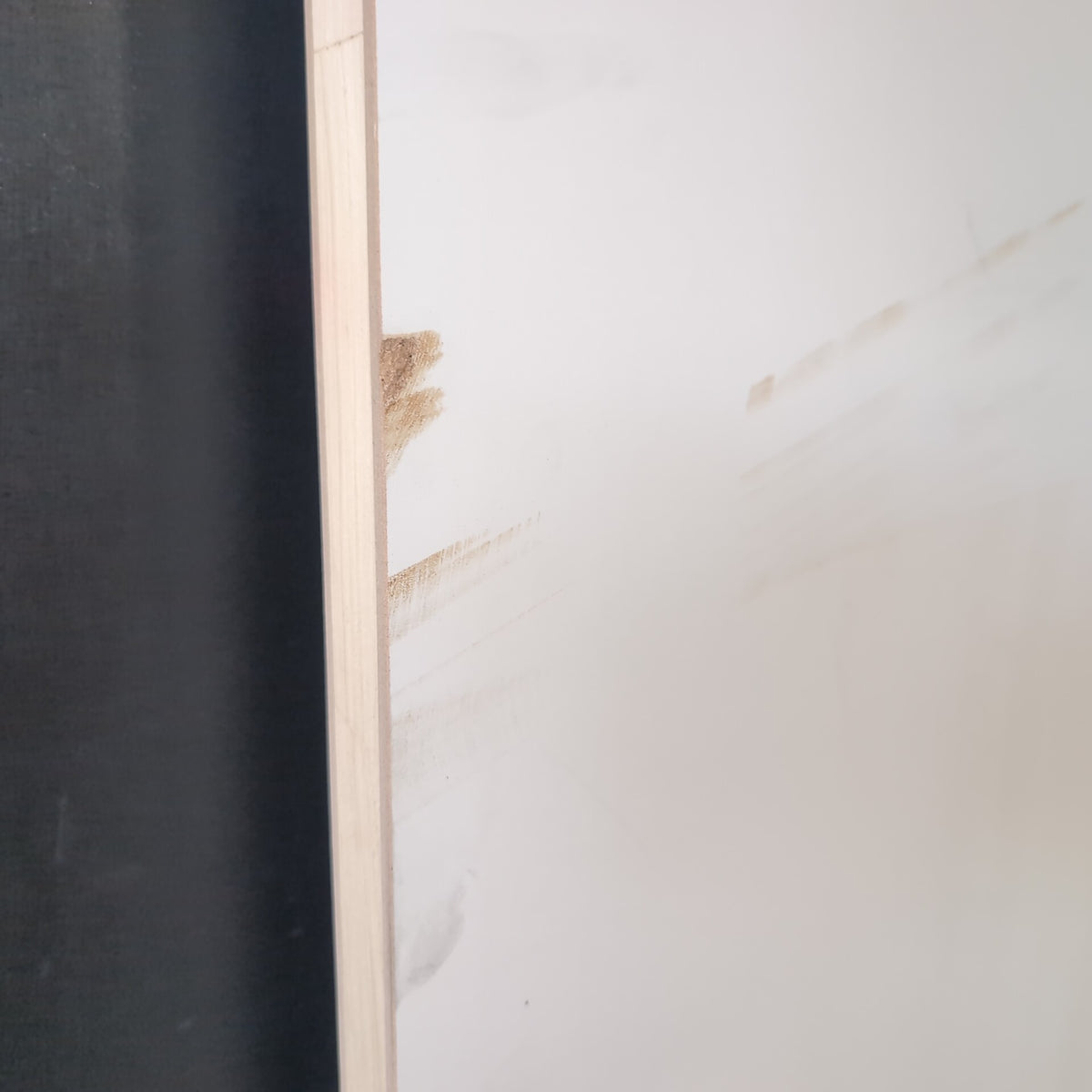 Internal Timber Door - 2340h x 1200w Semi-solid Core Plain Redicoat *Factory 2nd* 30801