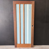 External Timber Door - 2040h x 870w Solid Core w/ 1 X Obscure Glass *Factory 2nd* 30804