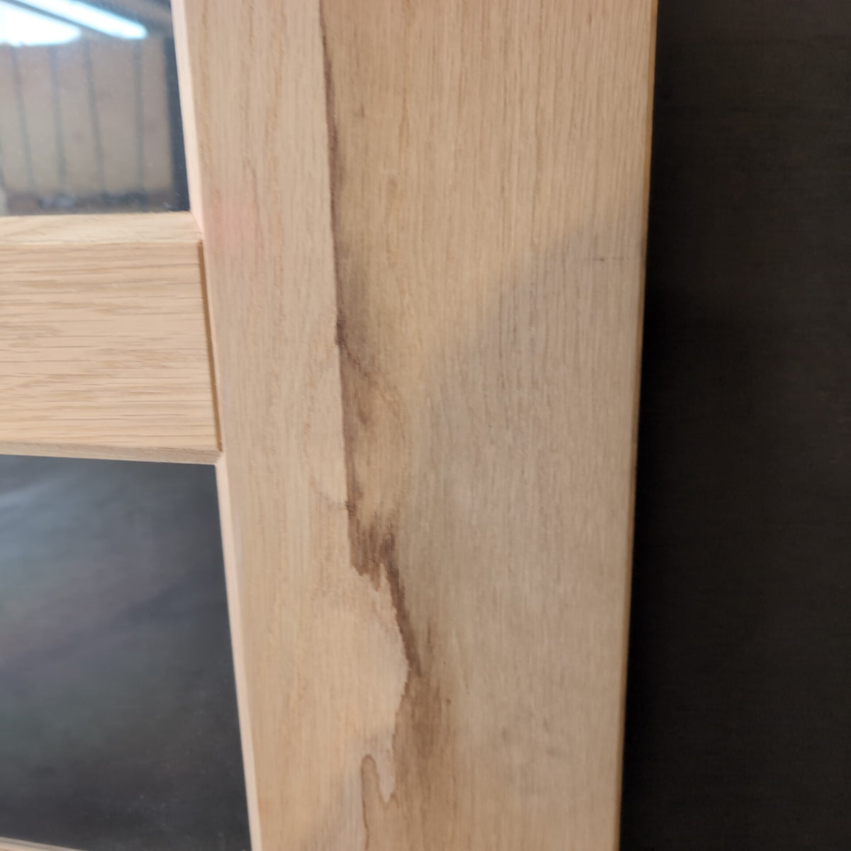 External Timber Door - 2040h x 1200w Solid Core w/ 5 X Clear Glass (AWO5G) *Factory 2nd* 30810