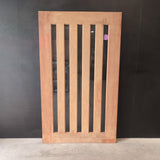 External Timber Door - 2340h x 1200w Solid Core w/ 5x Clear Glass (INFWS 5VG) *Factory 2nd* 30813