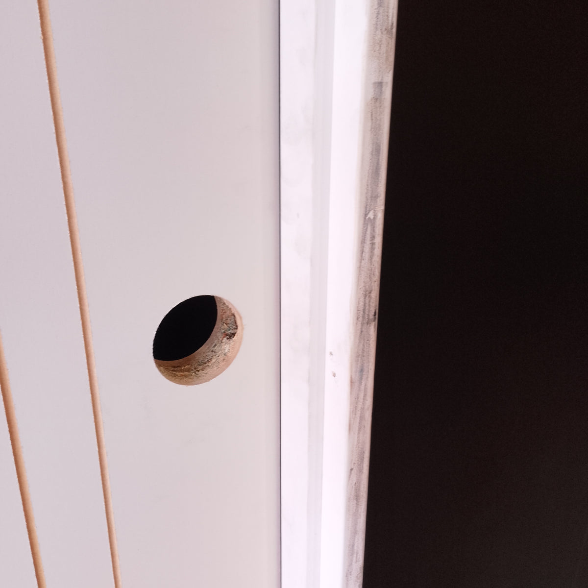 Internal Timber Door - Pre-Hung in a 2080h x912w Frame Hollow Core w/ Pattern (HAG9) *Factory 2nd* 30819