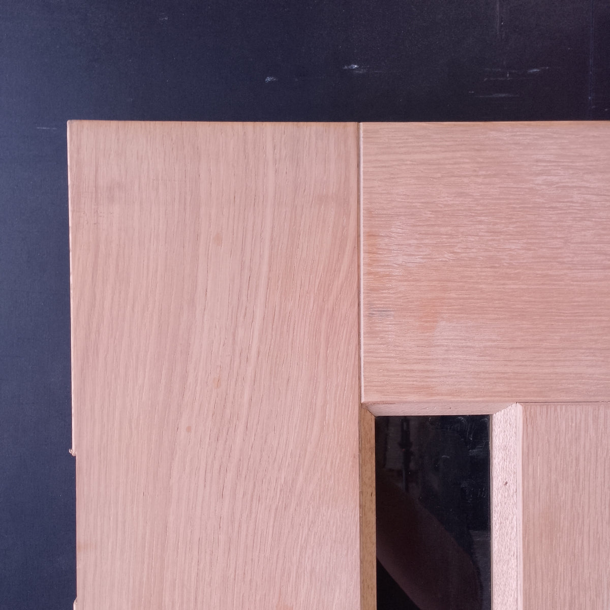 External Timber Door - 2040h x 1200w Solid Core w/ 5 X Clear Glass (AWOWS 5VG) *Factory 2nd* 30824