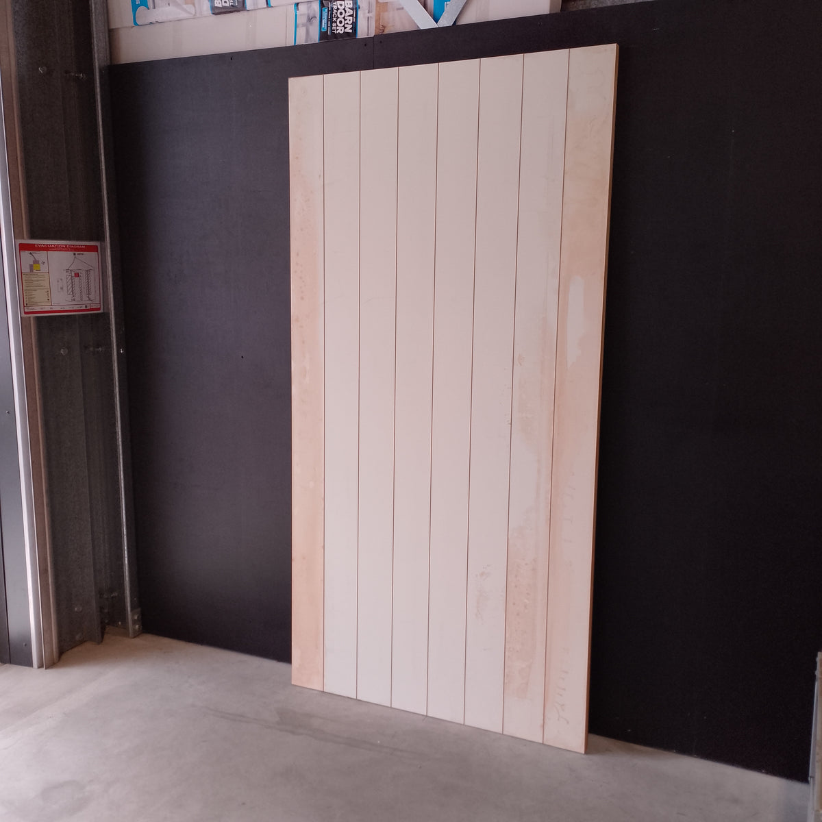 Internal Timber Door - 2340h x 1200w Hollow Core w/ Pattern (DECO4S) *Factory 2nd* 30831